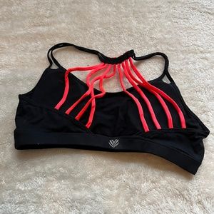 Forever 21 strapy back sports bra large